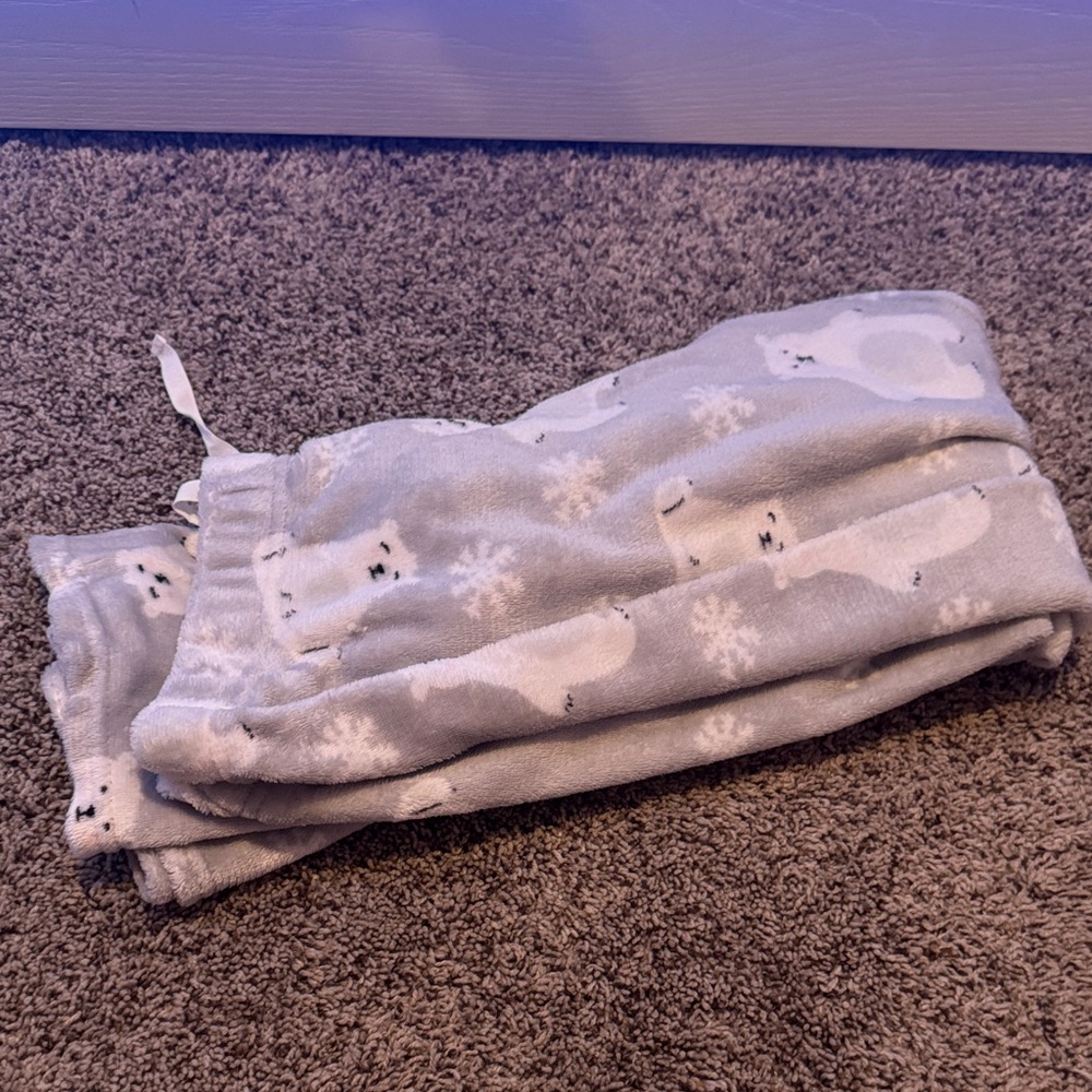 Fuzzy Polar Bear Lounge Pants